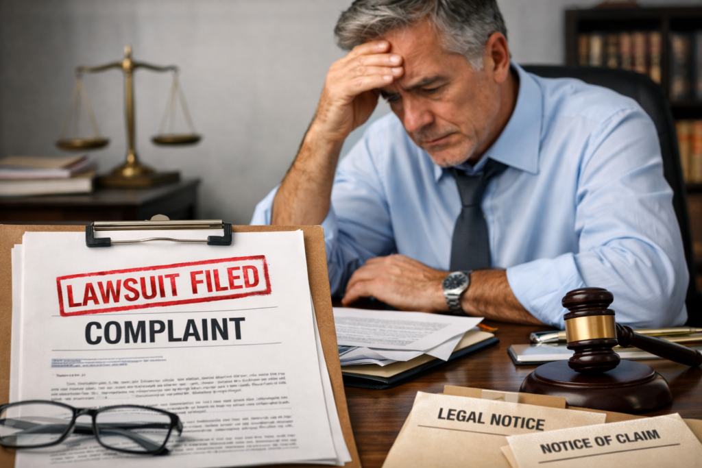 Lawsuit being filed image